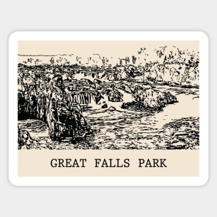 Great Falls Park Sticker